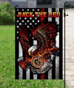 back the red firegfighter flag 1948