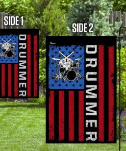 badass drummer flag 3549