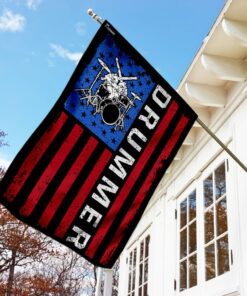 badass drummer flag 4160