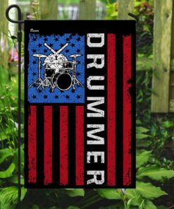 badass drummer flag 5772