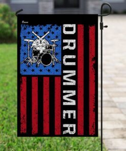 badass drummer flag 7830