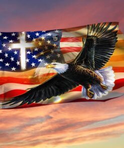 Bald Eagle Grommet Flag, American Eagle Day QNN836GF