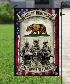 band of brothers california veterans flag 5327