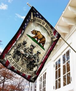 band of brothers california veterans flag 7463