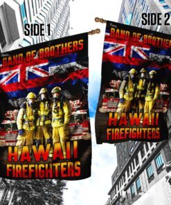 band of brothers hawaii firefighters flag 1501