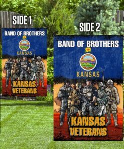 band of brothers kansas veterans flag 3493