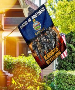 band of brothers kansas veterans flag 5170