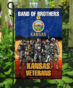 band of brothers kansas veterans flag 6361