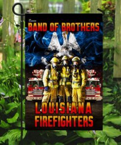 band of brothers louisiana firefighters flag 1113