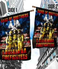 band of brothers louisiana firefighters flag 8819