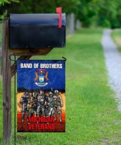 band of brothers michigan veterans flag 8379