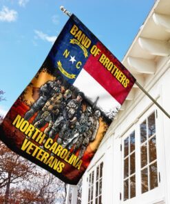 band of brothers north carolina veterans flag 2045