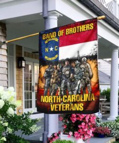 Band Of Brothers North Carolina Veterans Flag