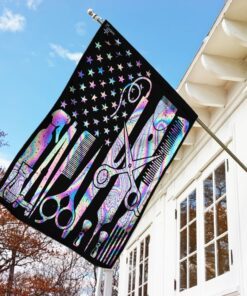barber, hairdresser, and hair stylist flag 8006