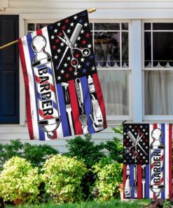 barber hair stylist barber salon american flag mln1140f 3481