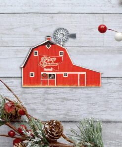 Barn House Mississippi Christmas Ornament PN2110O