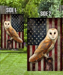 barn owl american flag 1957