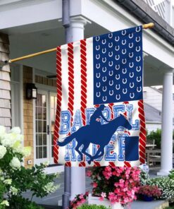 Barrel Horse Racing American Flag THH3650F