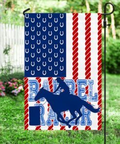 barrel horse racing american flag thh3650f 5986