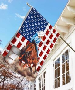 barrel horse racing u.s flag lha1598f 2669