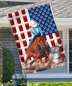 barrel horse racing u.s flag lha1598f 3097