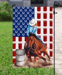 barrel horse racing u.s flag lha1598f 4244