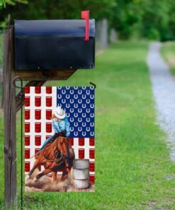 barrel horse racing u.s flag lha1598f 8272
