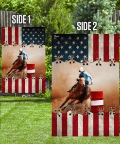 barrel racing american flag trn1365f 5561