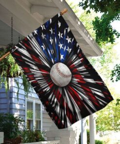 baseball american flag 1093