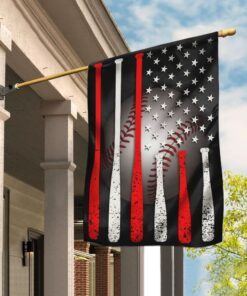 Baseball American Flag