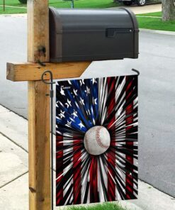 baseball american flag 8814
