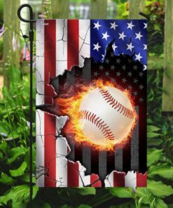 baseball american us flag 1189