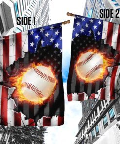 baseball american us flag 5191