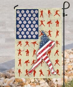 baseball american us flag 5870