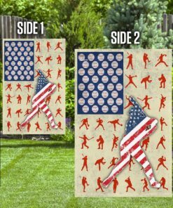 baseball american us flag 6595