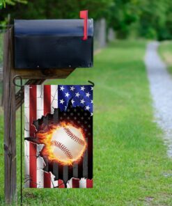 baseball american us flag 7183