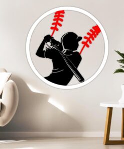 baseball hanging metal sign love nnt132msv1 8314