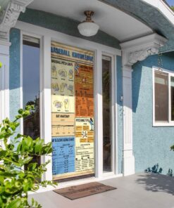 baseball knowledge door cover 6767