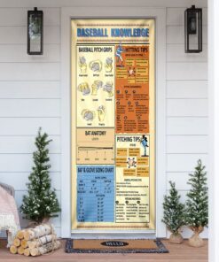 Baseball Knowledge Door Cover