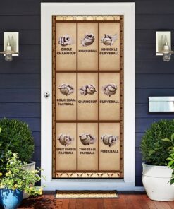 baseball pitching grips door cover 1685