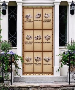 baseball pitching grips door cover 2728