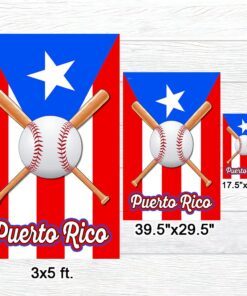 baseball puerto rico flag tqn1035f 3581