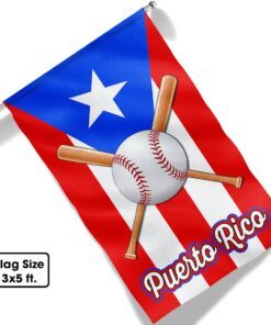 baseball puerto rico flag tqn1035f 8084