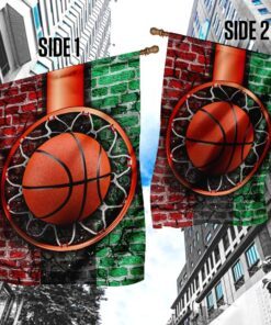 basketball black history month flag 1369