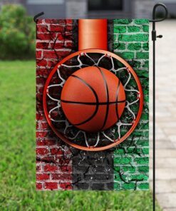 basketball black history month flag 3374
