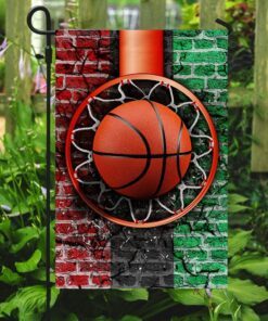 basketball black history month flag 5164