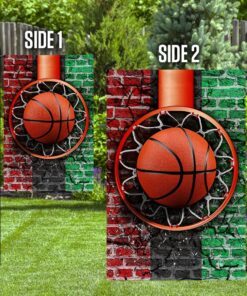 basketball black history month flag 7225