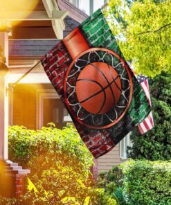 basketball black history month flag 8057