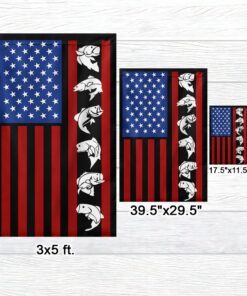bass fishing american flag tqn1363f 8210