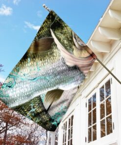bass fishing happy easter flag 7405